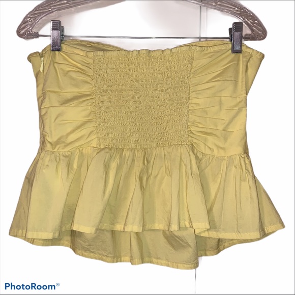 ❌SOLD❌ Anthropologie Maeve Stephanie Peplum Tank - Picture 7 of 12